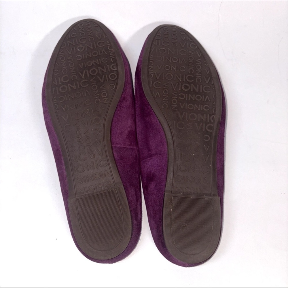 Vionic Womens 8.5 Carnegie Mules Loafers Shoes
Purple Suede comfort insole slide - Picture 11 of 12